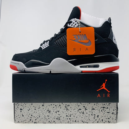 Jordan 4 Bred 2019 sneakers brand new with hang tag on original box.