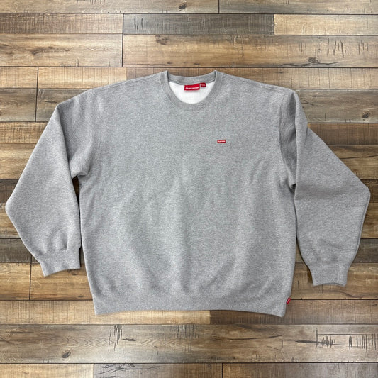 Supreme Small Box Crewneck Ash Grey