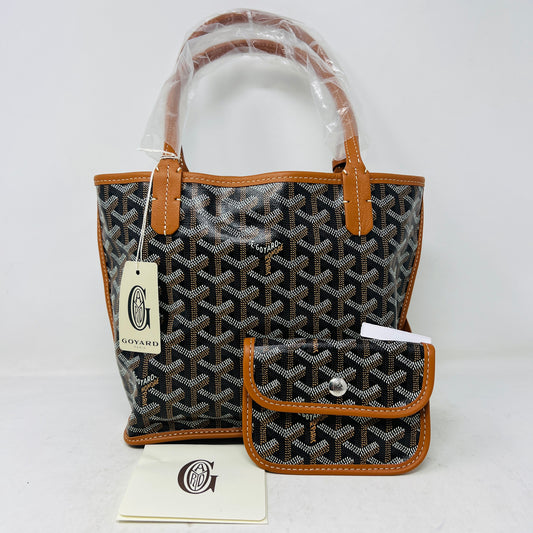 Goyard Anjou Mini Bag Black/Tan