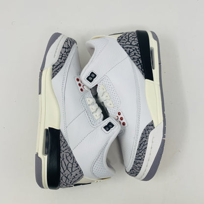 Jordan 3 White Cement Reimagined GS sneakers, brand new, 2023 release.