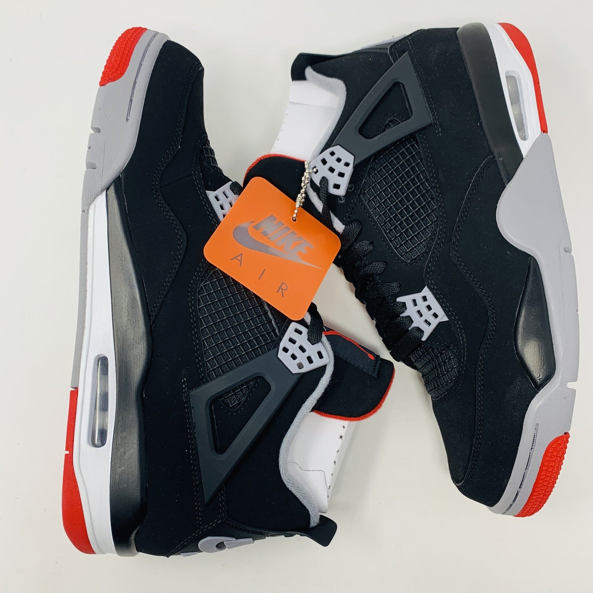 Jordan 4 Bred 2019 sneakers, brand new with hang tag, in good box condition.