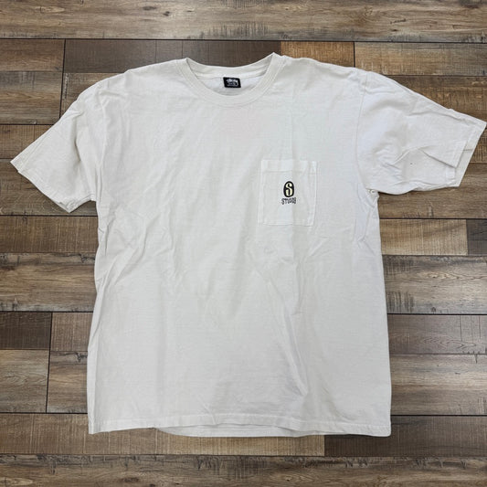 Stussy S Dot Tee White