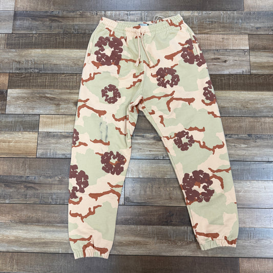 Denim Tears The Cotton Wreath Sweatpant Tan Camo