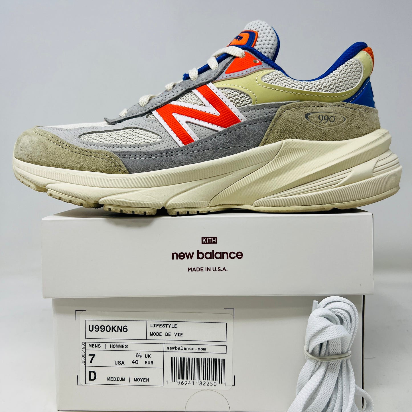 New Balance 990v6 MiUSA Ronnie Fieg Madison Square Garden Sandrift