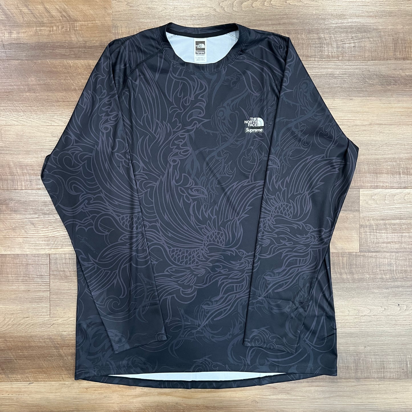 Supreme The North Face Base Layer L/S Top (FW22) Black Dragon