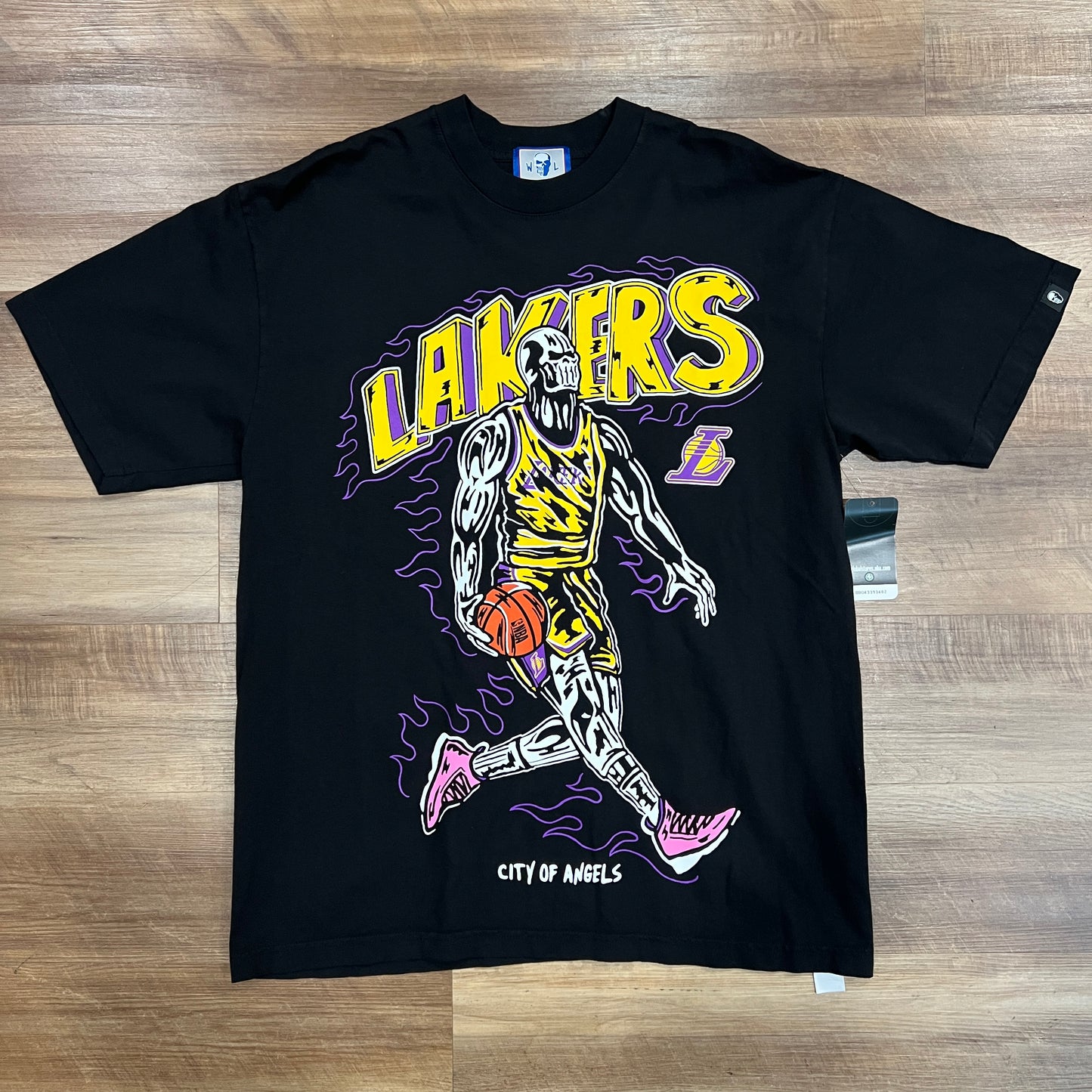 Warren Lotas Lakers LeBron City of Angels Tee