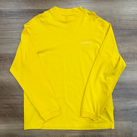 Supreme Mock Neck L/S Top (FW23) Yellow