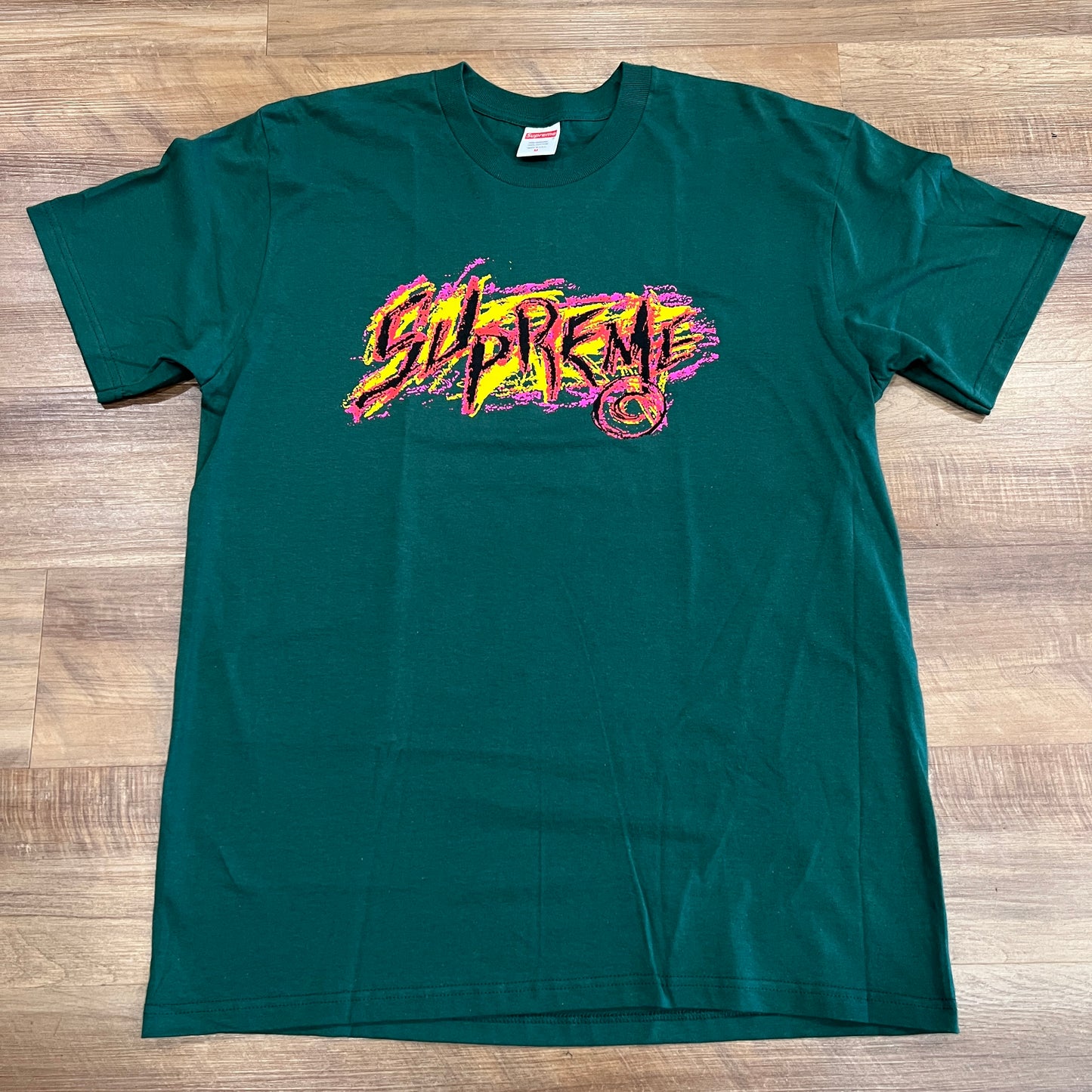 Supreme Scratch Tee Dark Green