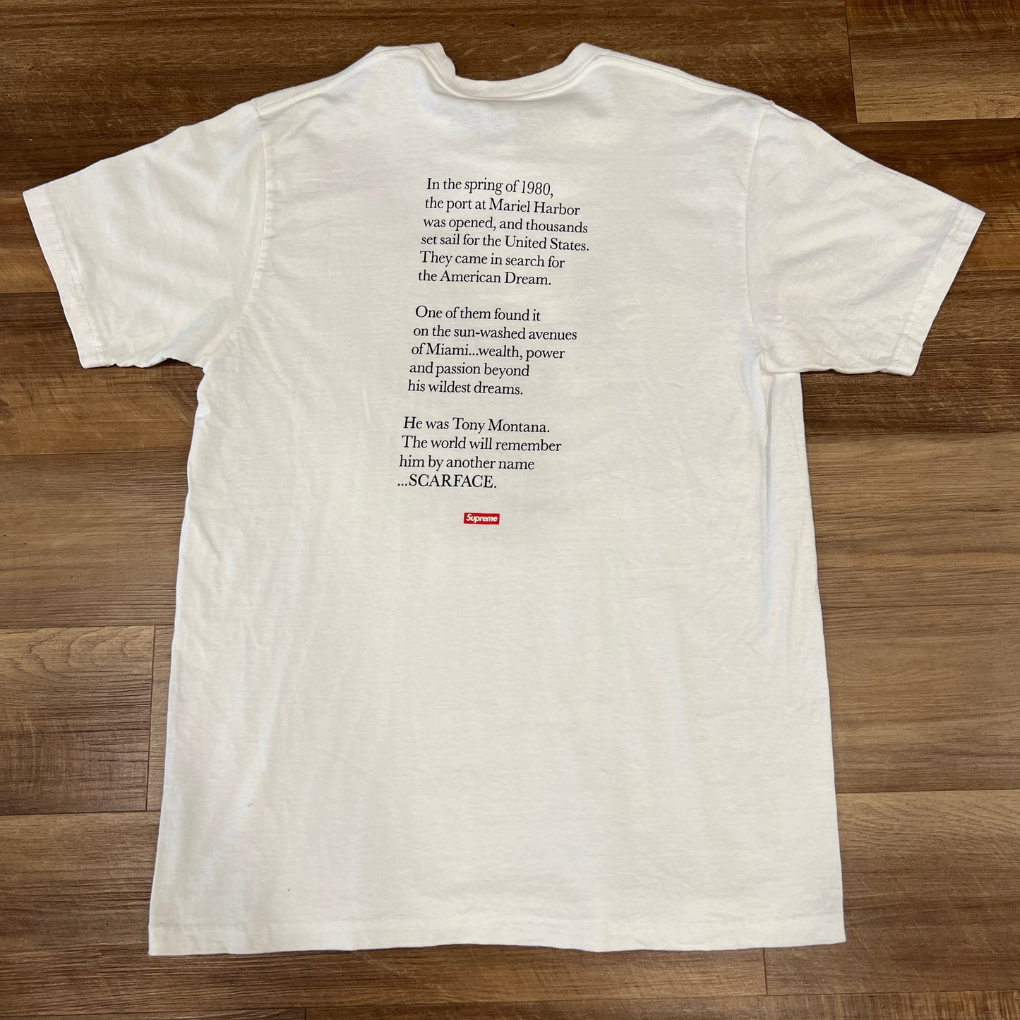 Supreme Scarface Friend Tee White