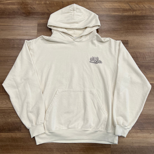 Warren Lotas Crime Pays Hoodie White