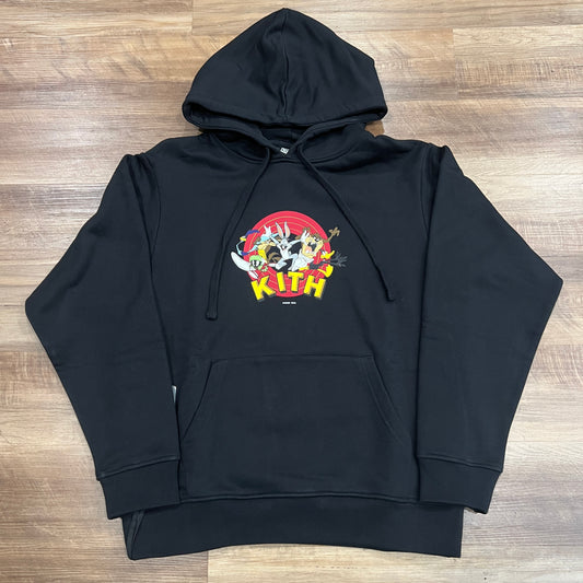 Kith x Looney Tunes That's All Folks Hoodie Black