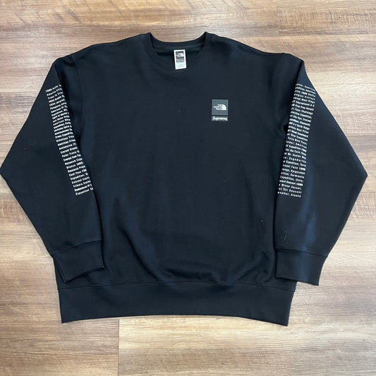 Supreme The North Face Crewneck Black