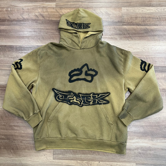 Travis Scott x Fox Racing II Hoodie Light Brown