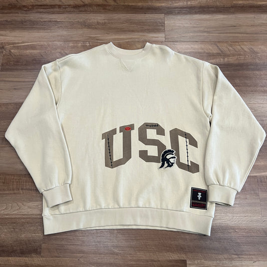 Travis Scott x Mitchell & Ness USC Trojans Pullover Sweatshirt Tan