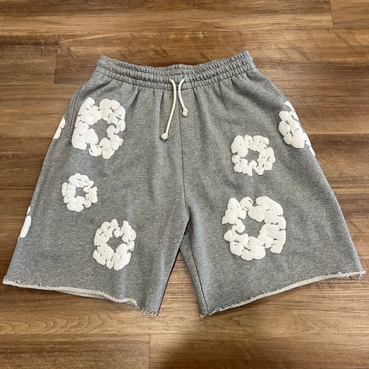 Denim Tears The Cotton Wreath Shorts Grey