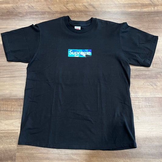 Supreme Emilio Pucci Box Logo Tee Black/Blue