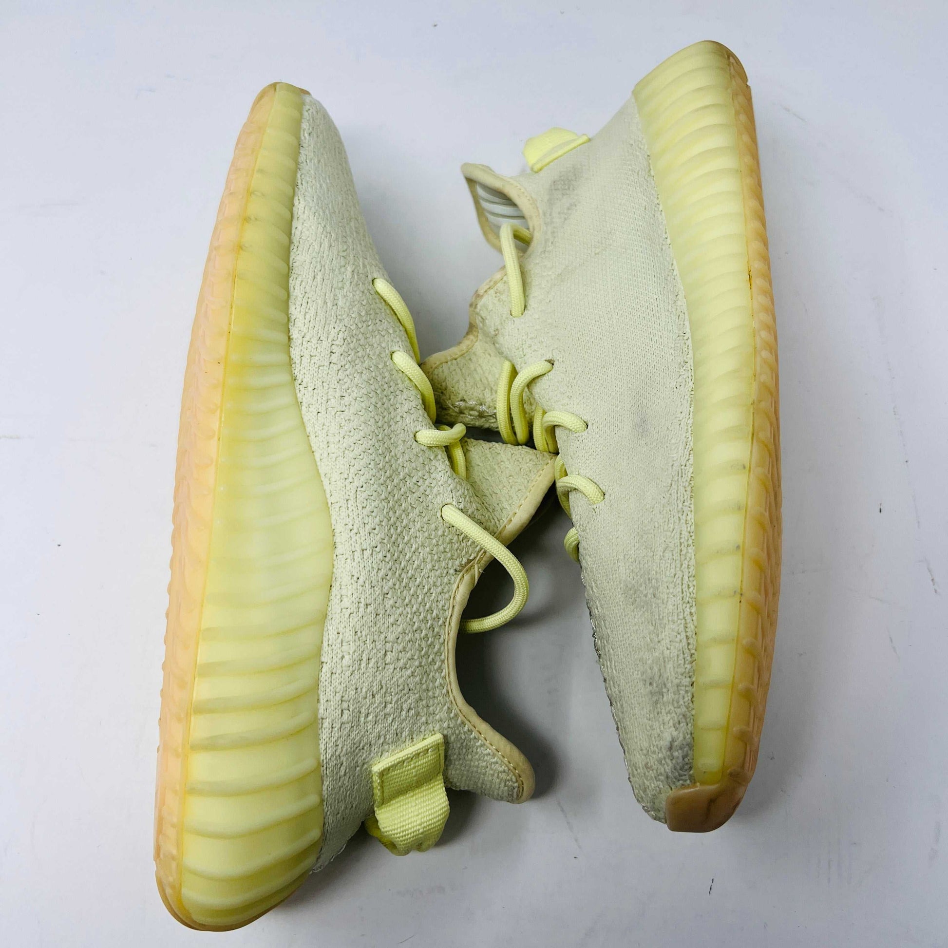 adidas Yeezy Boost 350 V2 Butter sneakers, size 8, clean condition, 2018 release.