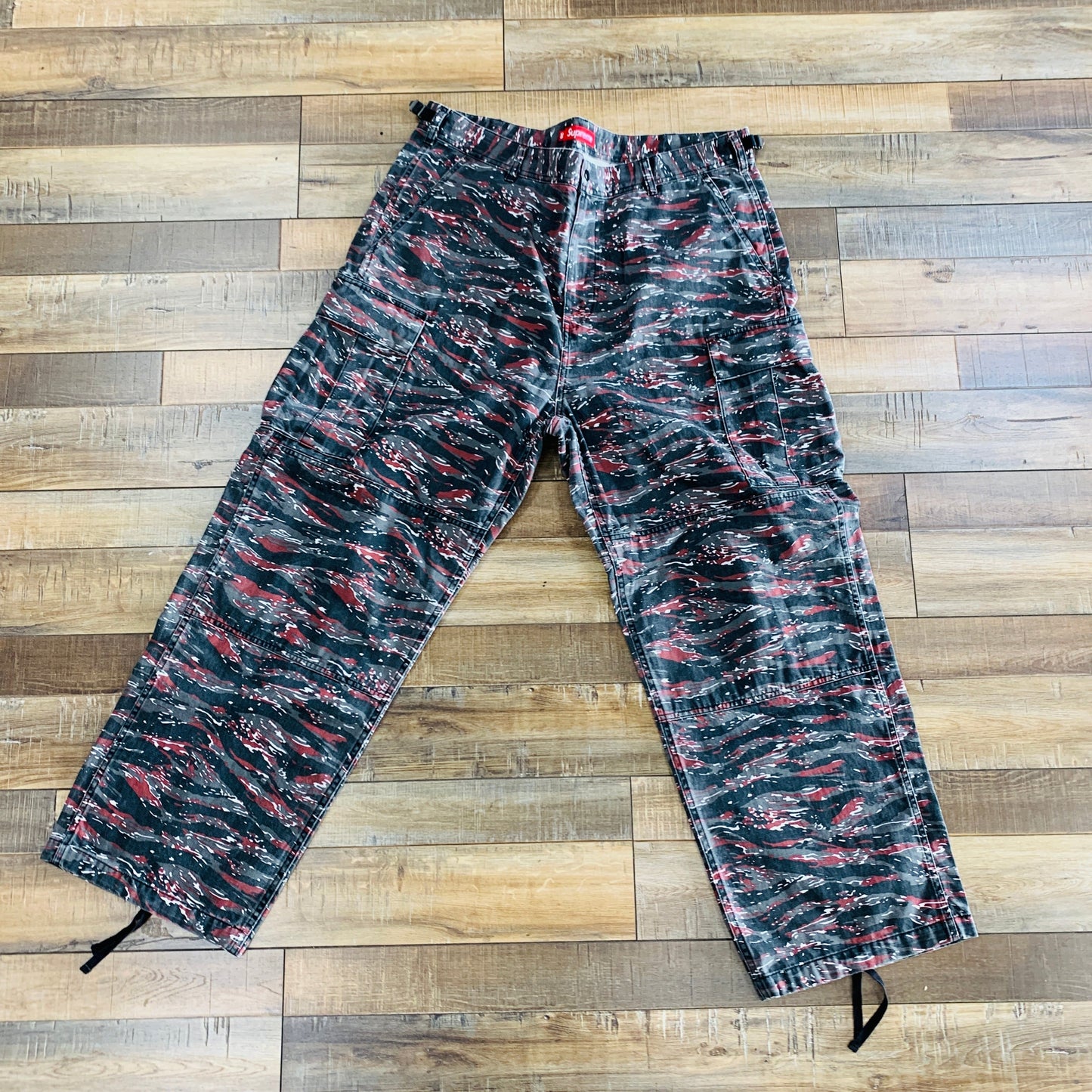 Supreme Cargo Pant SS24 Red Tiger Camo in brand new condition.