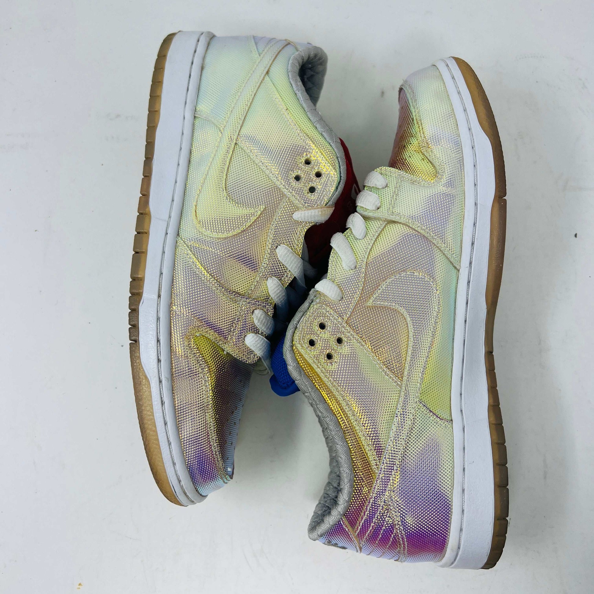 Nike SB Dunk Low Concepts Grail sneakers, size 9.5, condition 8/10, extra laces, 2015 release.