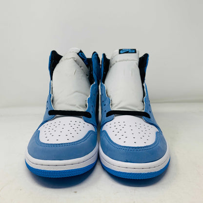 Jordan 1 University Blue sneakers, brand new with extra blue laces.