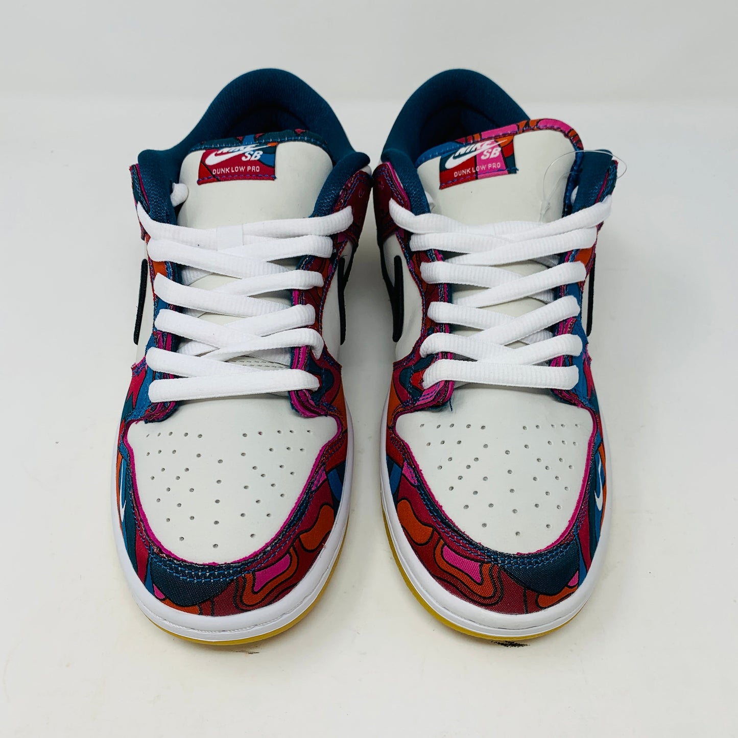 Nike SB Dunk Low Parra sneakers, brand new, with extra teal laces, 2021 model.