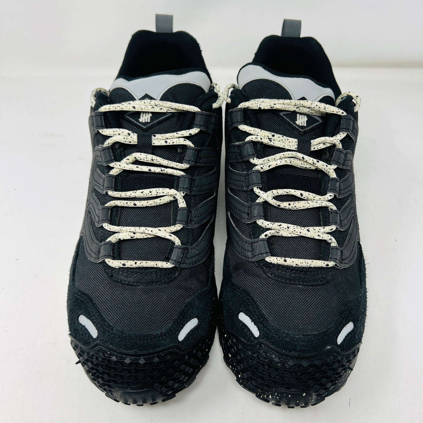 Nike Air Terra Humara Undefeated Black sneakers, size 10.5, 2023 model, clean condition with extra laces.