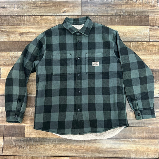 Stussy Buffalo Sherpa Lined Plaid Shirt