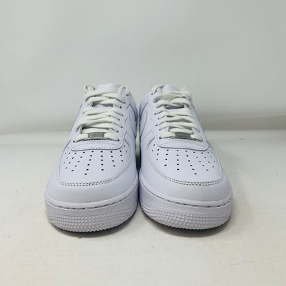 Nike Air Force 1 Low Triple White sneakers, brand new, 2023 edition.