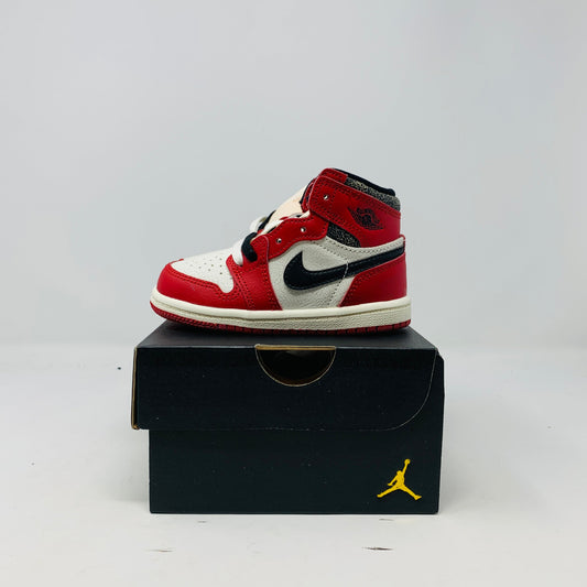 Jordan 1 High Lost and Found TD sneakers on box, brand new condition, 2022 release.