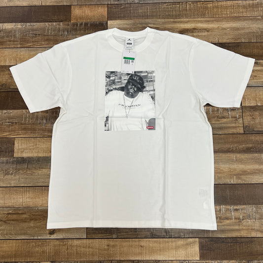 Supreme Jordan Biggie S/S Top White XL brand new.