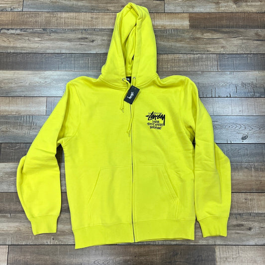 Stussy DSM Singapore Zip Hood Lemon