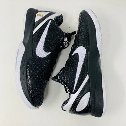 Nike Kobe 6 Protro Mambacita Sweet 16 sneakers, black and white with textured uppers, good box condition, extra laces included.