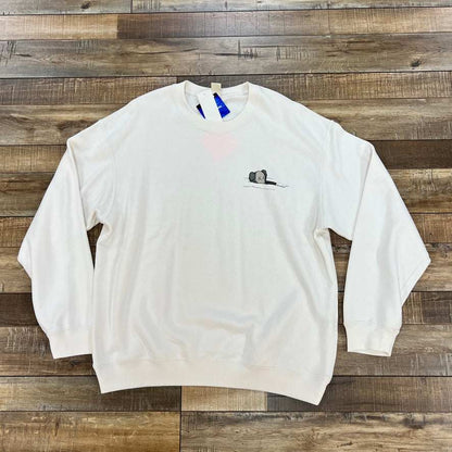 KAWS x Uniqlo Longsleeve Sweatshirt (US Sizing) Off White