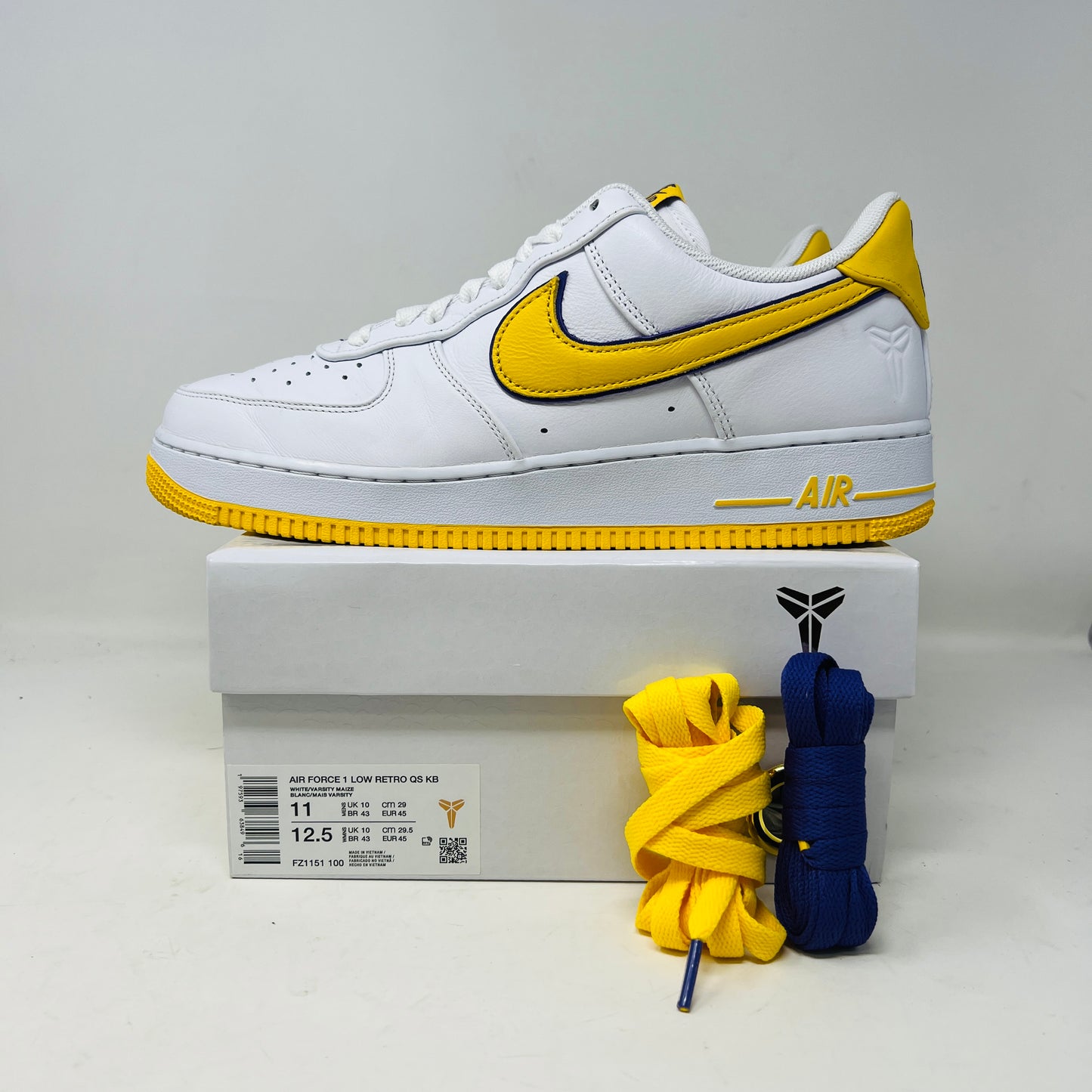 Nike Air Force 1 Low Retro QS Kobe Bryant Lakers Home