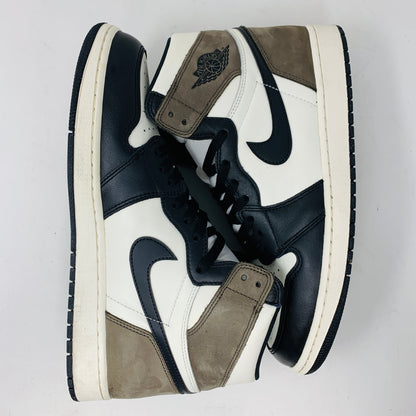 Jordan 1 Retro High Dark Mocha sneakers, size 12, 2020 release.