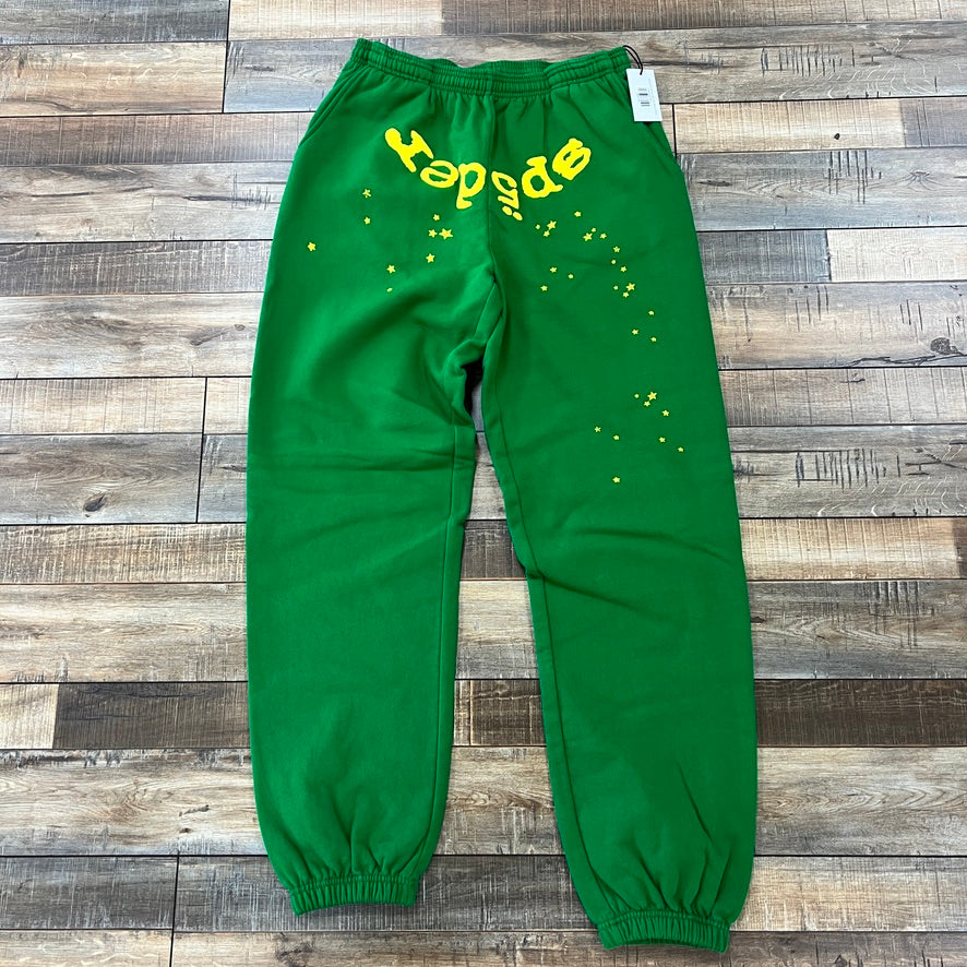 Sp5der Star OG Web V2 Sweatpant Slime Green