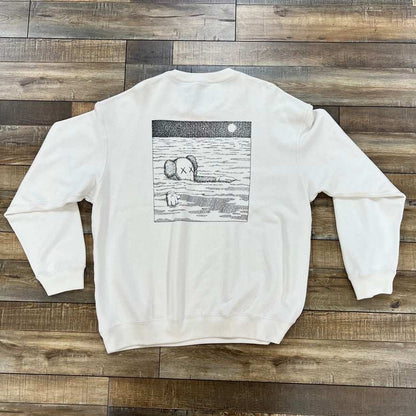 KAWS x Uniqlo Longsleeve Sweatshirt (US Sizing) Off White