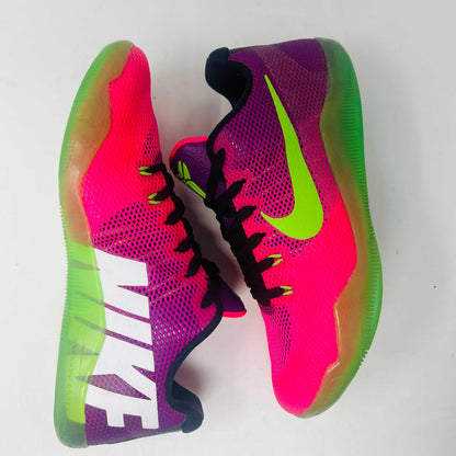 Nike Kobe 11 EM Low Mambacurial sneakers, size 9.5, worn once, 2016 edition.