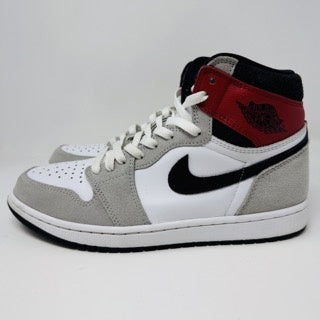 Jordan 1 Retro High Light Smoke Grey, size 8M, clean uppers, no box, 2020 release.