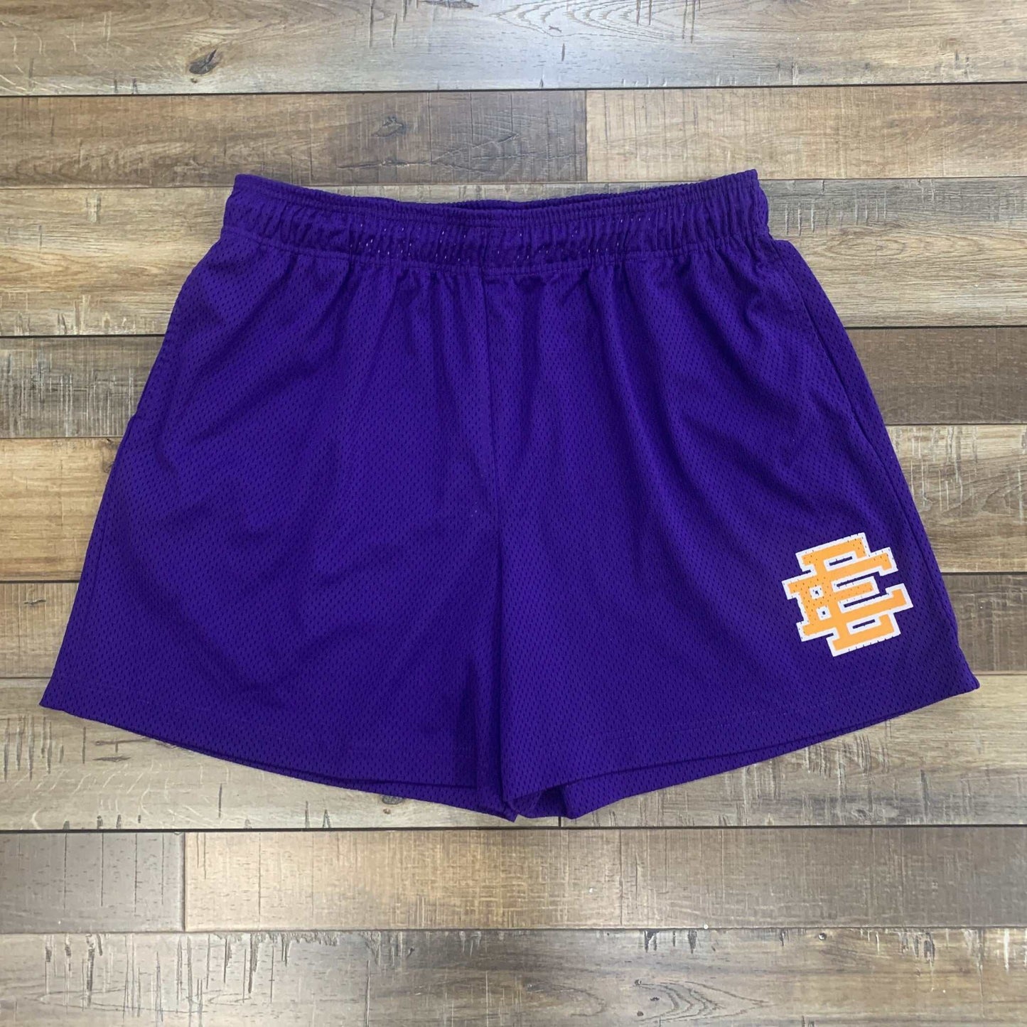 Eric Emanuel EE Basic Short Purple/Yellow XXL preowned.