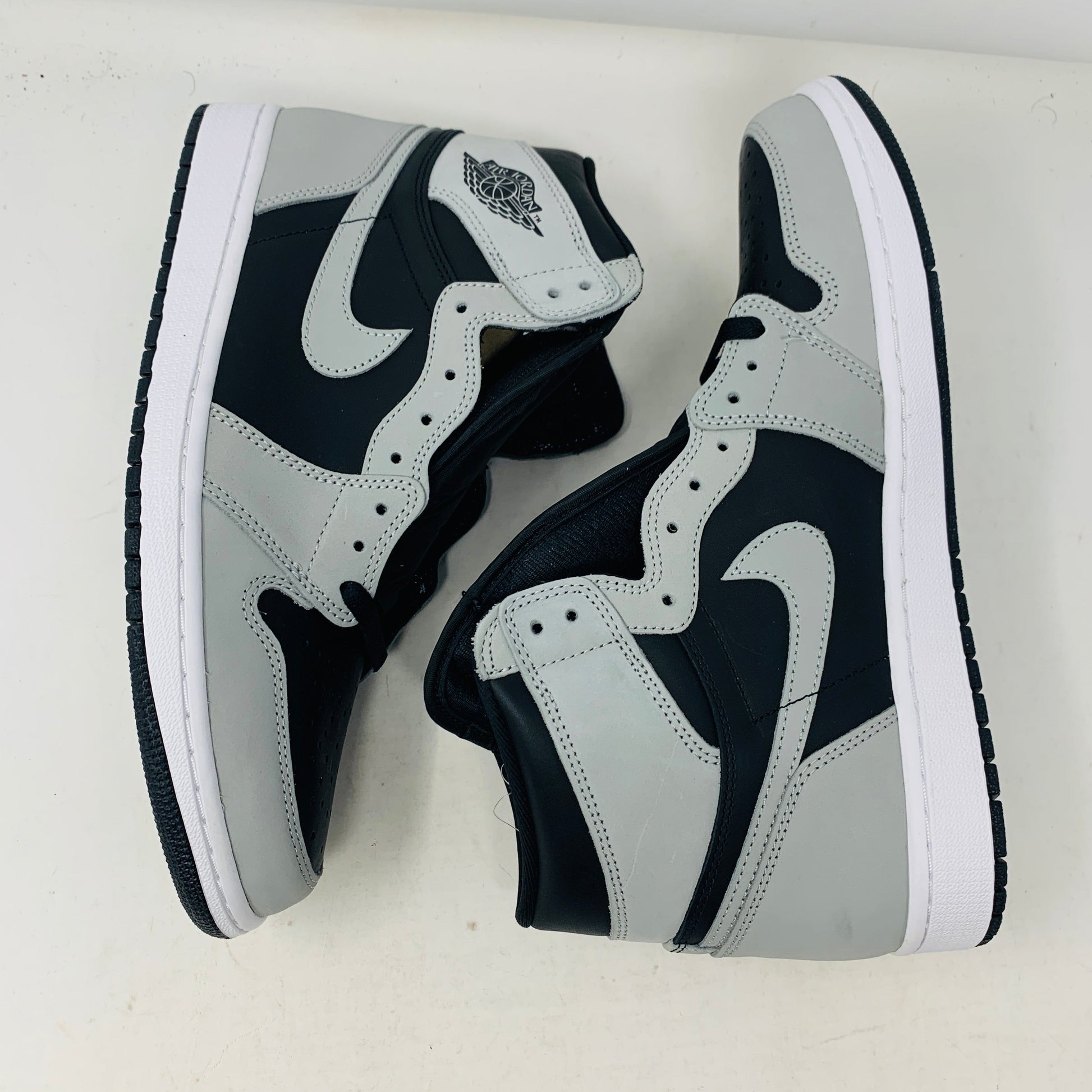 Jordan 1 Shadow 2.0 sneakers brand new 2021 with grey laces.