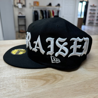 Born x Raised New Era dodgers Crown Fitted Hat Black