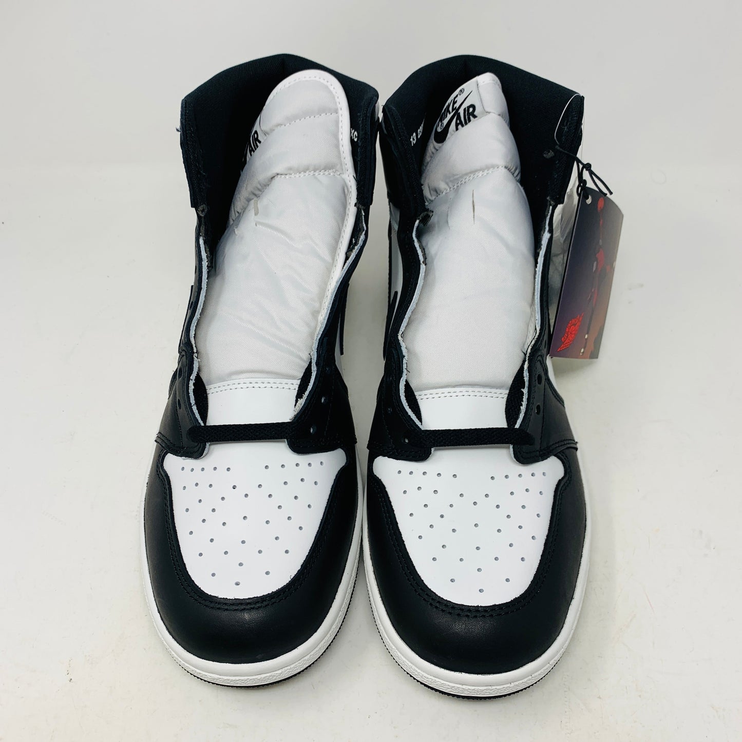 Jordan 1 Retro High 85 Black White 2023 sneakers brand new with extra white laces.