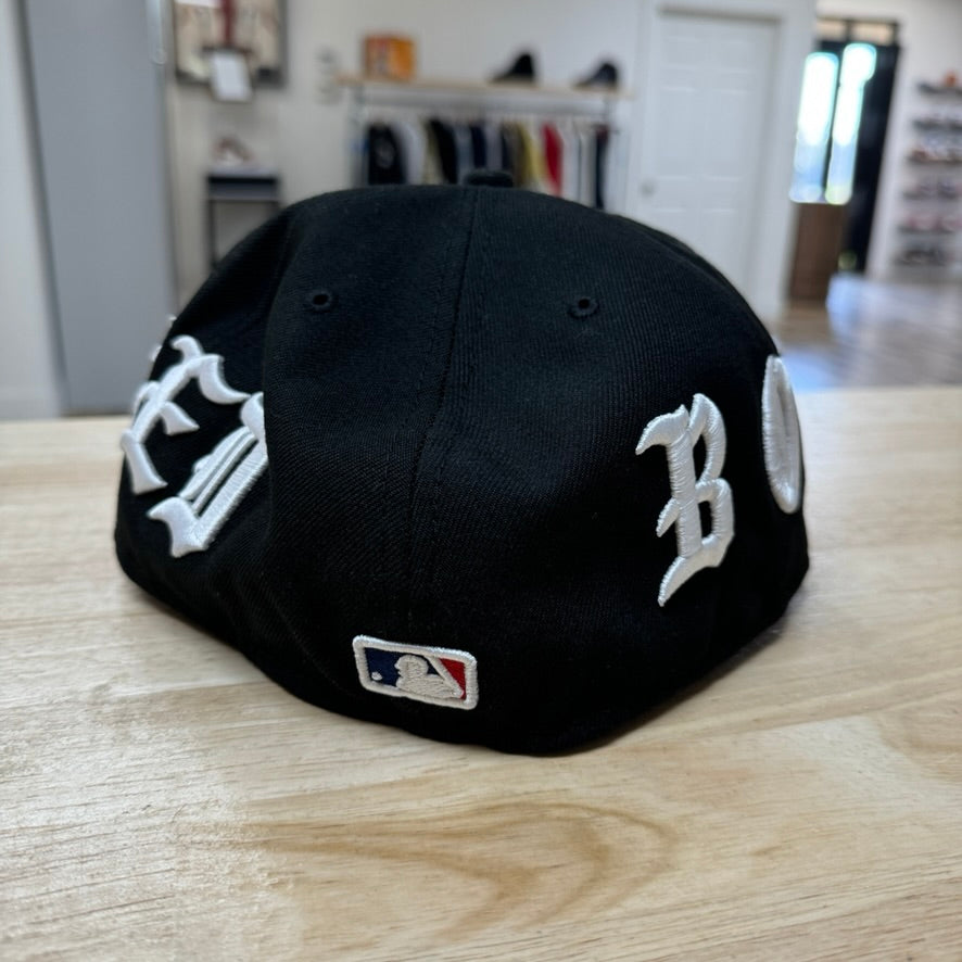 Born x Raised New Era dodgers Crown Fitted Hat Black