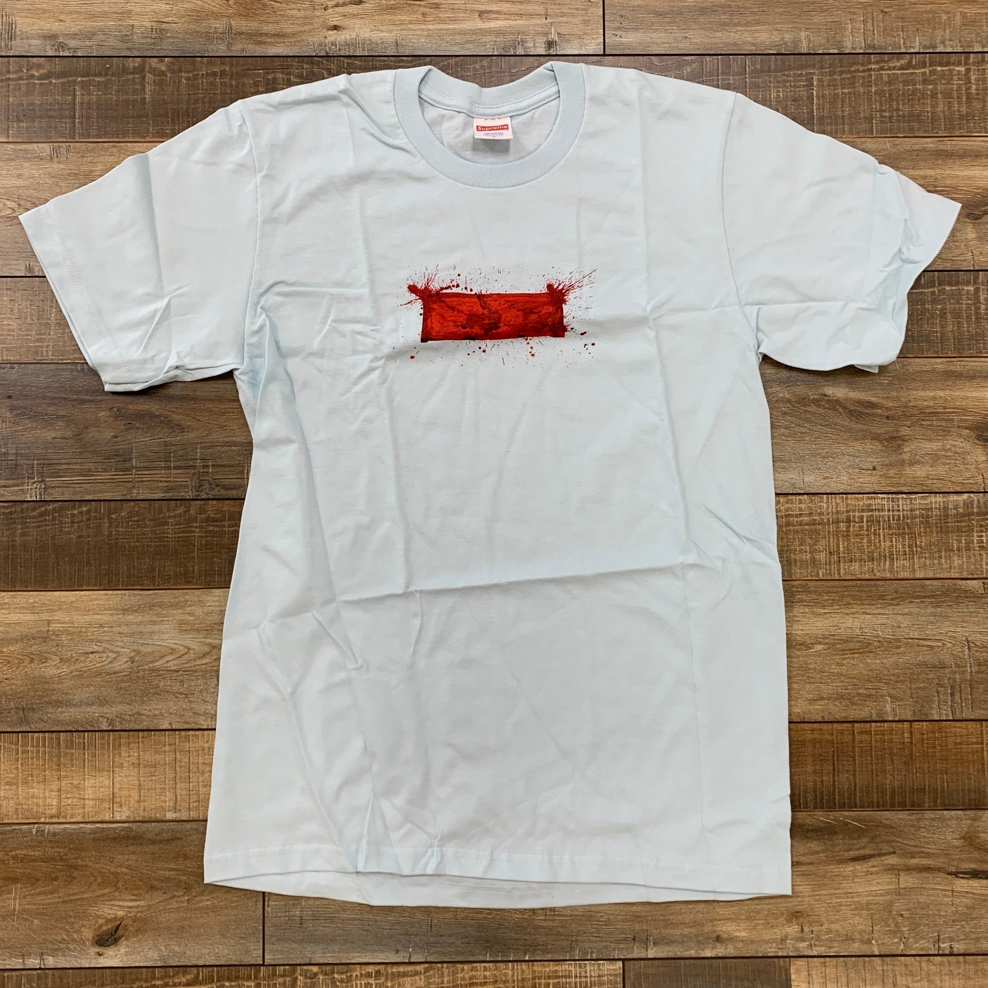 Supreme Ralph Steadman Box Logo Tee Pale Blue, brand new condition.