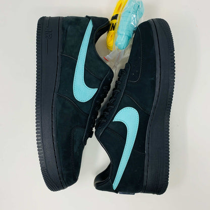 Nike Air Force 1 Low Tiffany & Co. 1837 with extra laces, brand new sneaker from 2023.