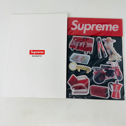 Supreme Magnets 10 Pack Multicolor in packaging on display.