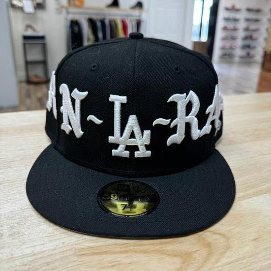 Black Born x Raised New Era Dodgers Crown Fitted Hat, size 7 5/8, brand new condition.