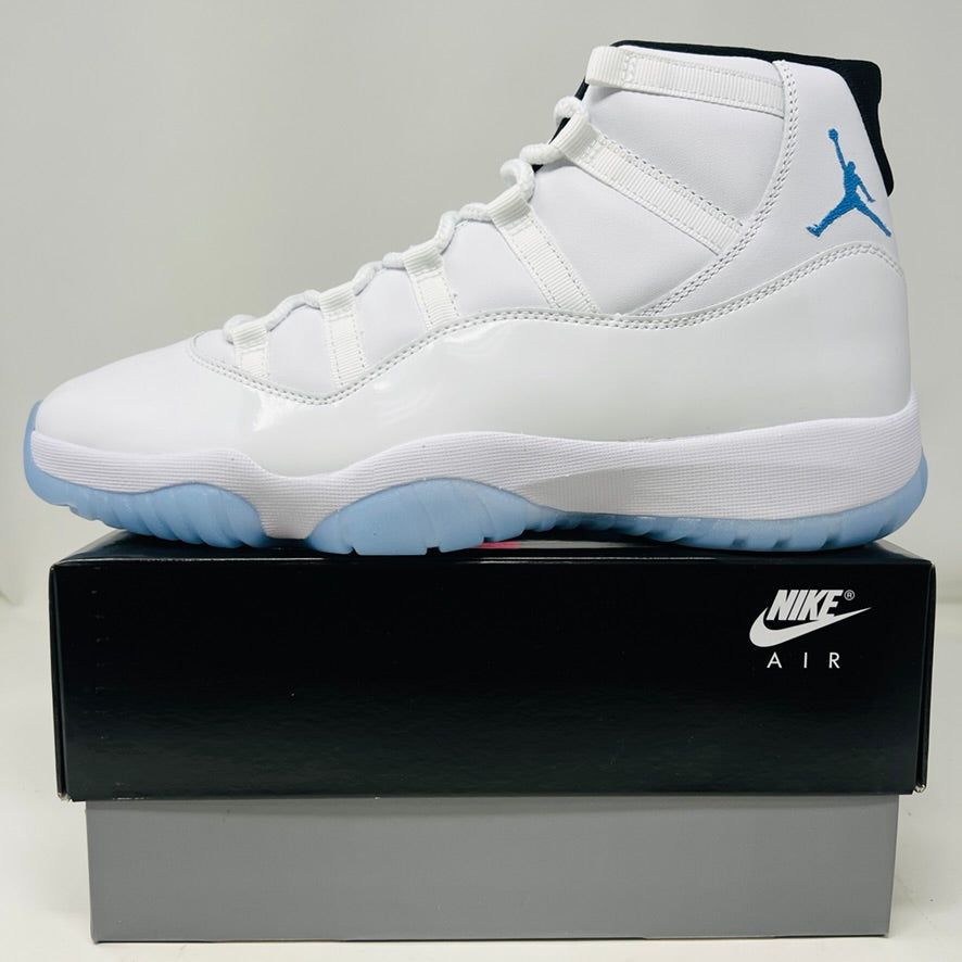 Jordan 11 Retro Legend Blue 2024 sneakers in brand new condition with box.