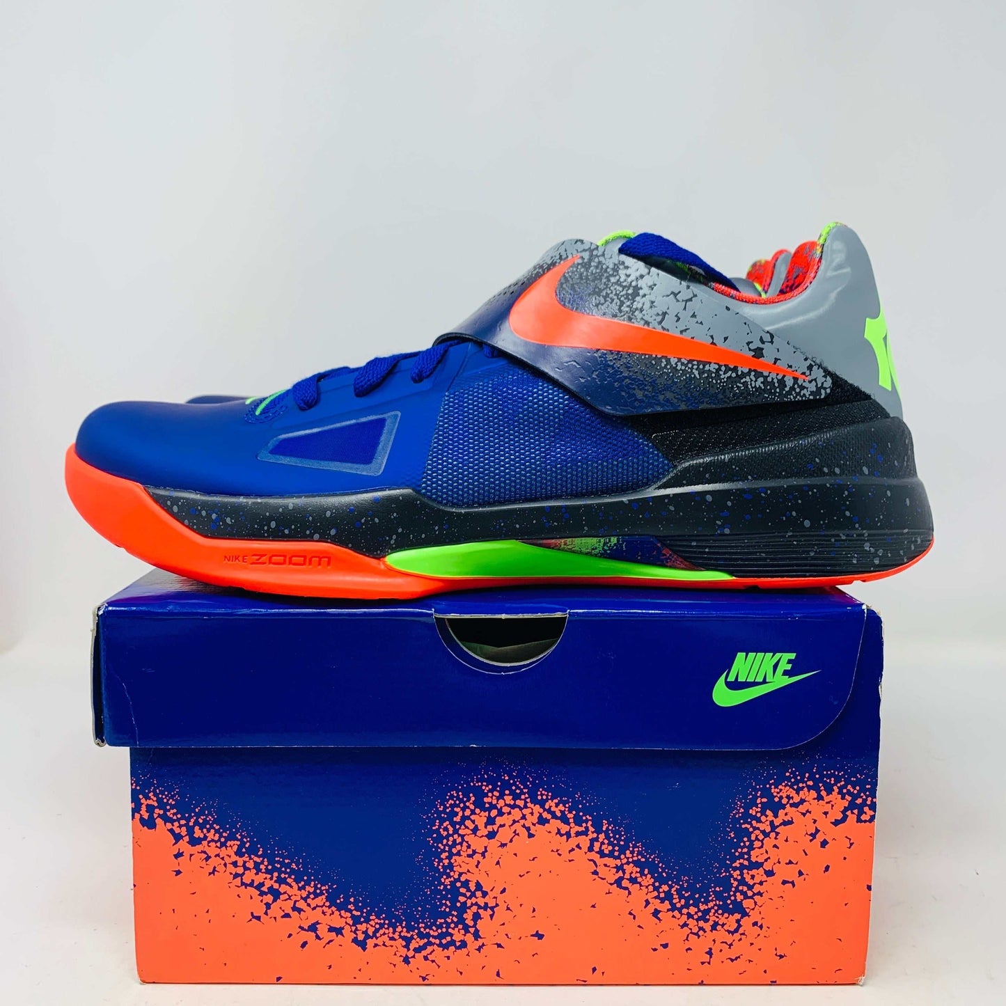 Nike KD 4 NERF 2024 sneakers, brand new, no box, extra laces and hangtag included.